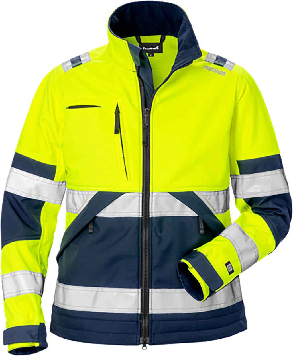 Fristads High vis soft shell jacket woman cl 2 4183 WYH