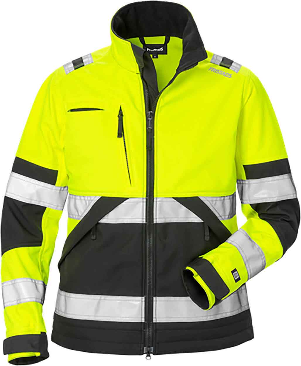 Fristads High vis soft shell jacket woman cl 2 4183 WYH