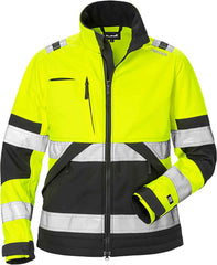 Fristads High vis soft shell jacket woman cl 2 4183 WYH