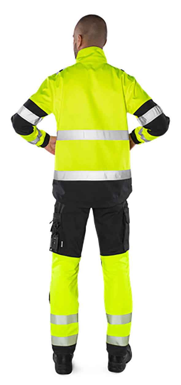 Fristads High vis soft shell jacket cl 2 4083 WYH
