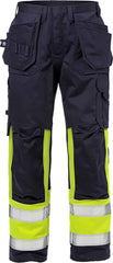 Fristads Flame high vis craftsman trousers cl 1 2586 FLAM