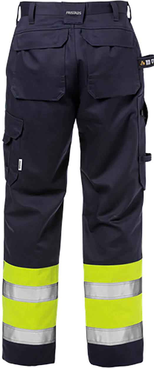 Fristads Flame high vis trousers cl 1 2587 FLAM
