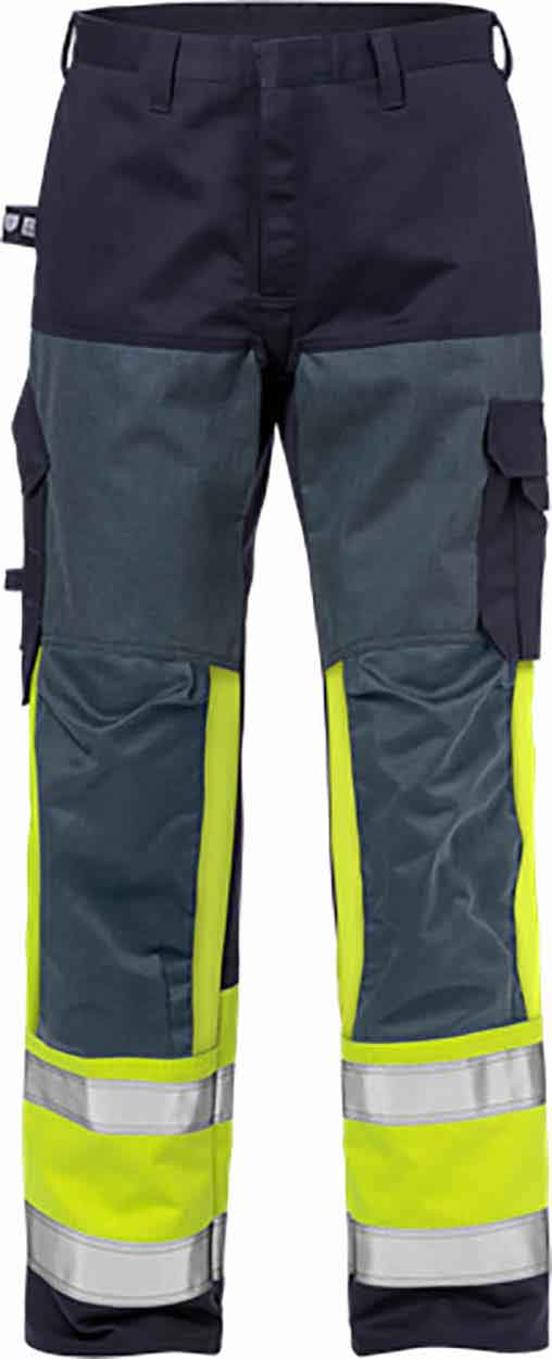 Fristads Flame high vis trousers cl 1 2587 FLAM