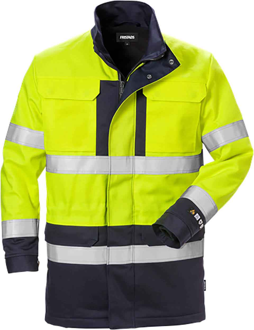 Fristads Flame high vis winter parka cl 3 4589 FLAM