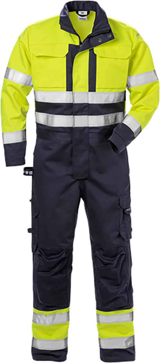 Fristads Kansas Flame high vis coverall cl 3 8084 FLAM
