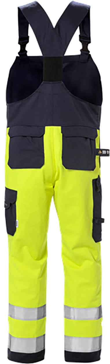Fristads Flame high vis bib'n'brace cl 2 1584 FLAM