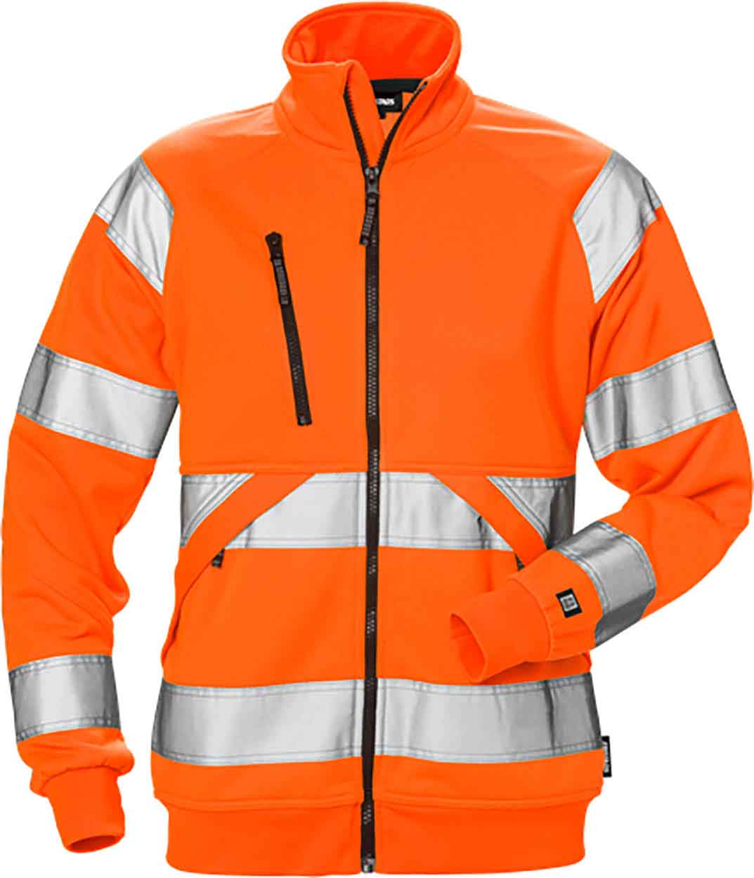 Fristads High vis sweat jacket woman cl 3 7427 SHV