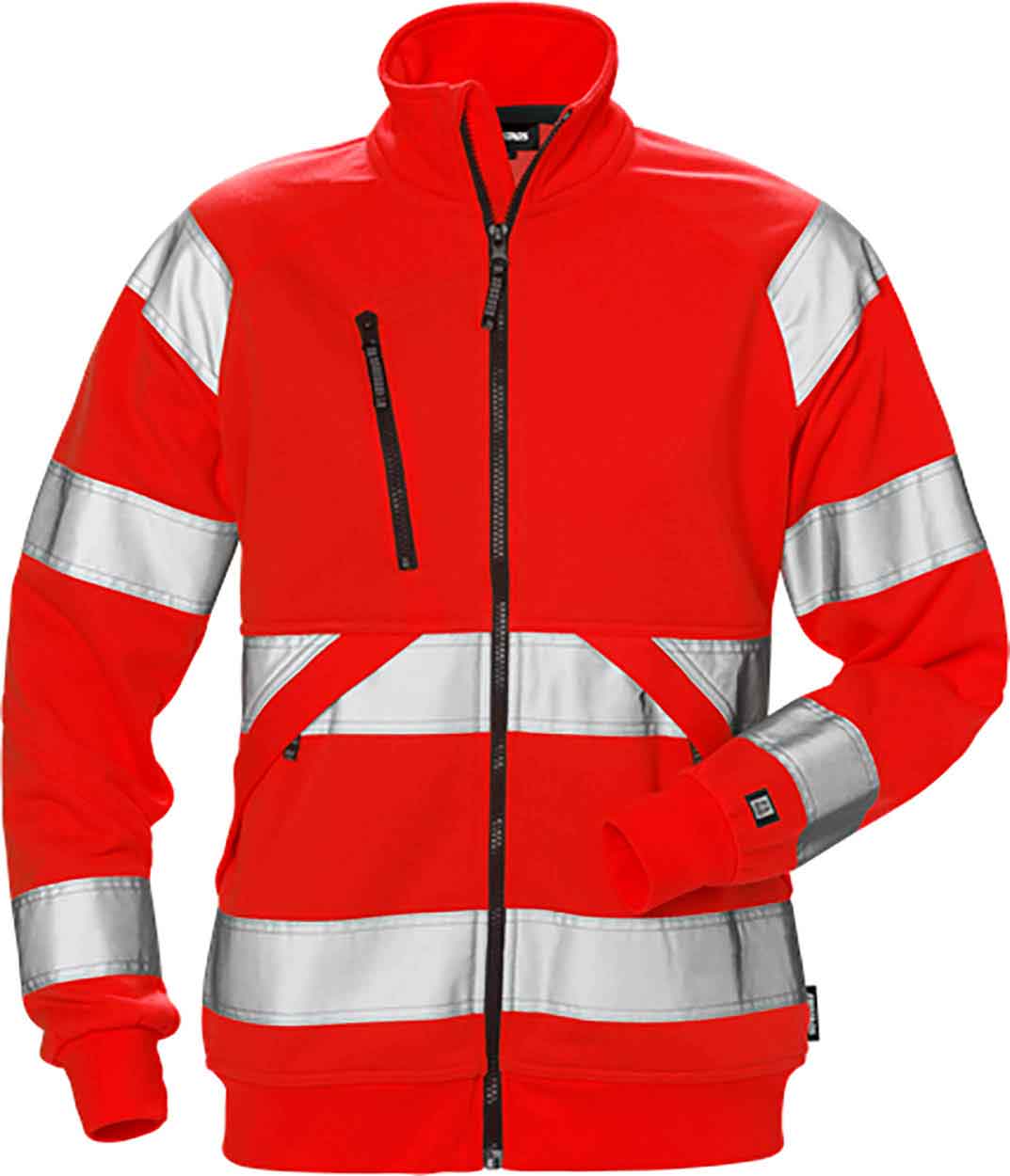 Fristads High vis sweat jacket woman cl 3 7427 SHV