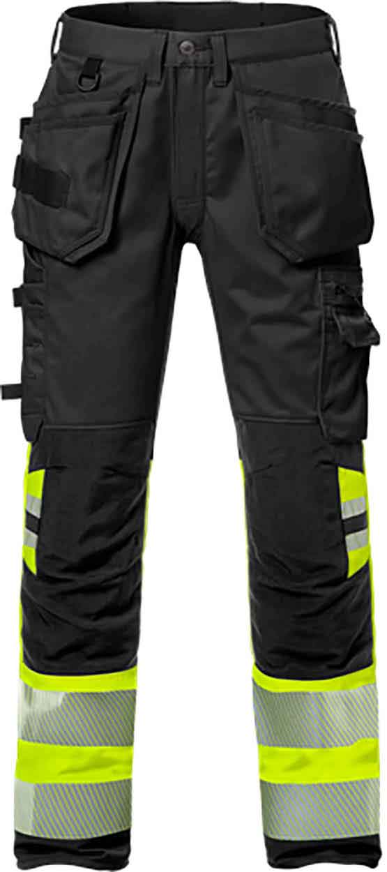 Fristads High vis craftsman stretch trousers cl 1 2706 PLU