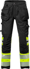 Fristads High vis craftsman stretch trousers cl 1 2706 PLU