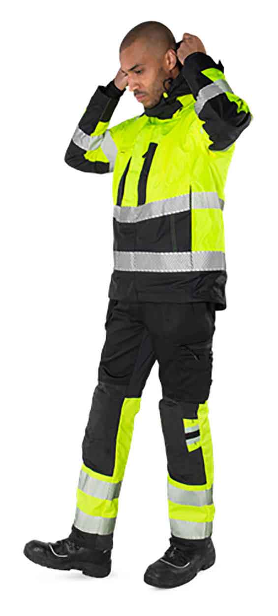 Fristads High vis craftsman stretch trousers cl 1 2706 PLU