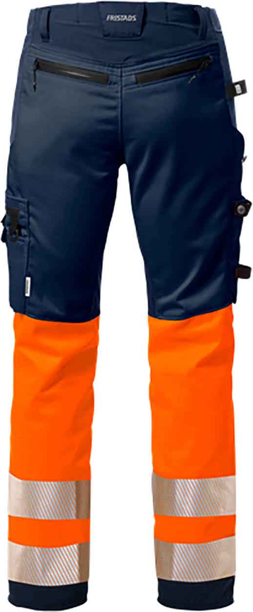 Fristads High vis craftsman stretch trousers cl 1 2706 PLU