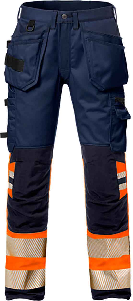 Fristads High vis craftsman stretch trousers cl 1 2706 PLU