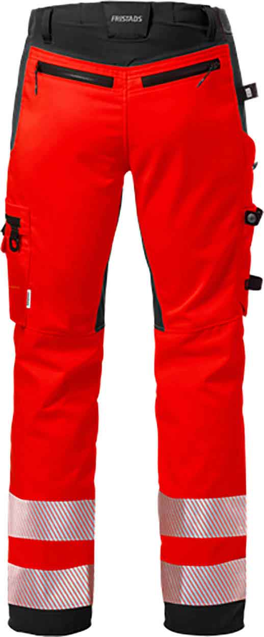 Fristads High vis craftsman stretch trousers cl 2 2707 PLU