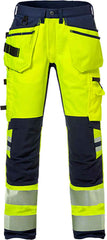 Fristads High vis craftsman stretch trousers woman cl 2 2710 PLU