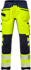 Fristads High vis craftsman stretch trousers woman cl 2 2710 PLU