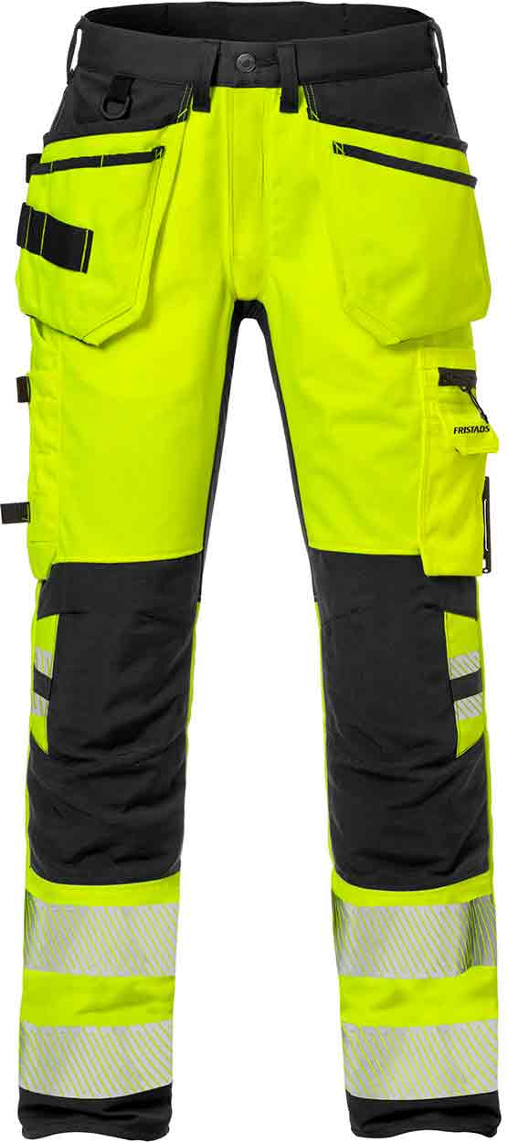 Fristads High vis craftsman stretch trousers woman cl 2 2710 PLU