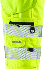 Fristads High vis stretch shorts woman cl 1 2529 PLU