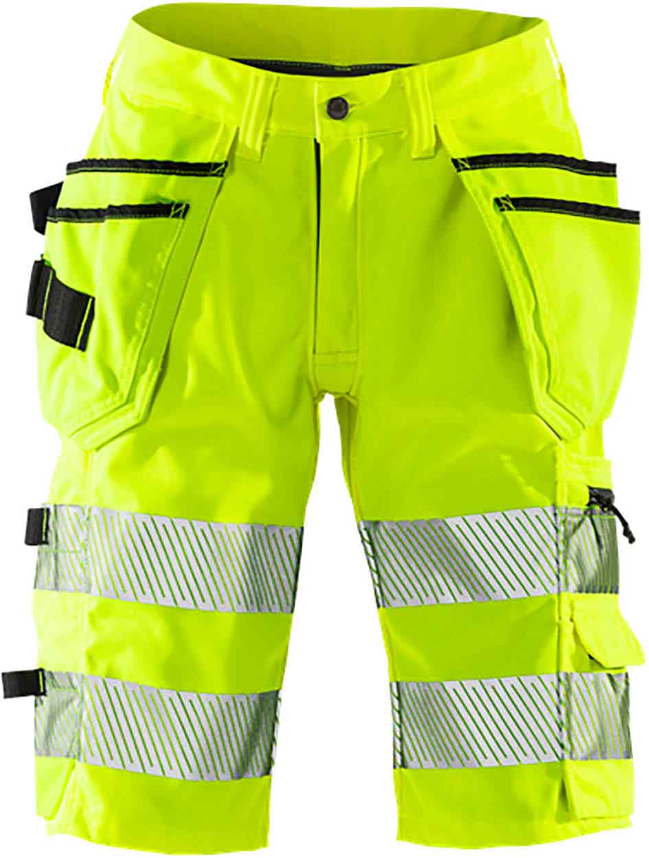 Fristads High vis stretch shorts woman cl 1 2529 PLU