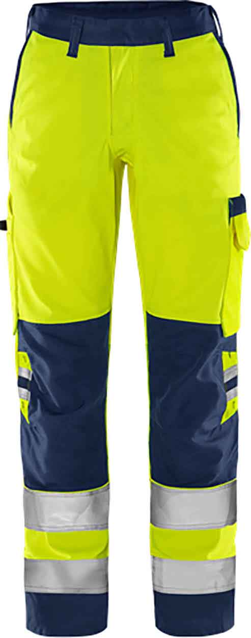 Fristads High vis Green trousers woman class 2 2642 GPLU