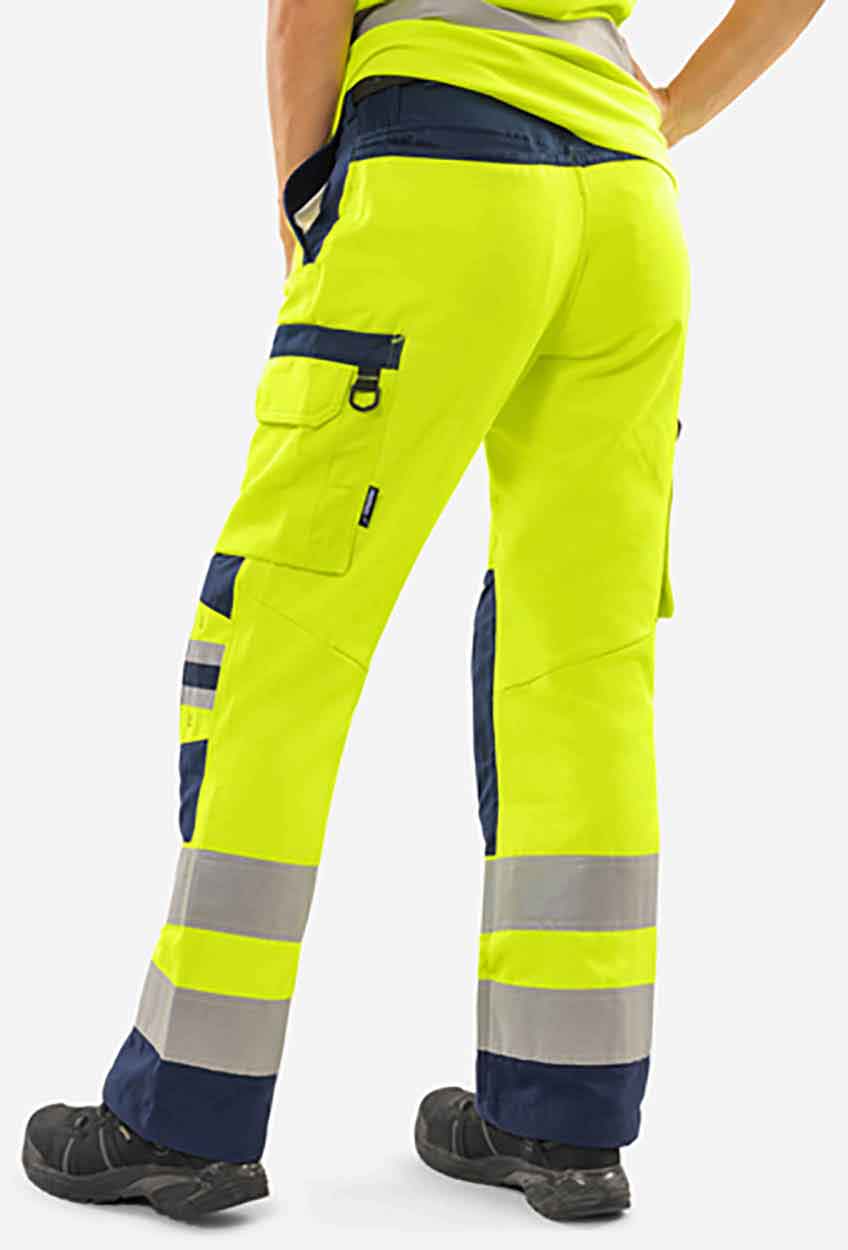 Fristads High vis Green trousers woman class 2 2642 GPLU
