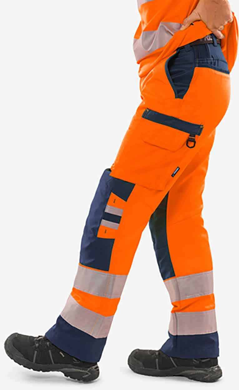 Fristads High vis Green trousers woman class 2 2642 GPLU