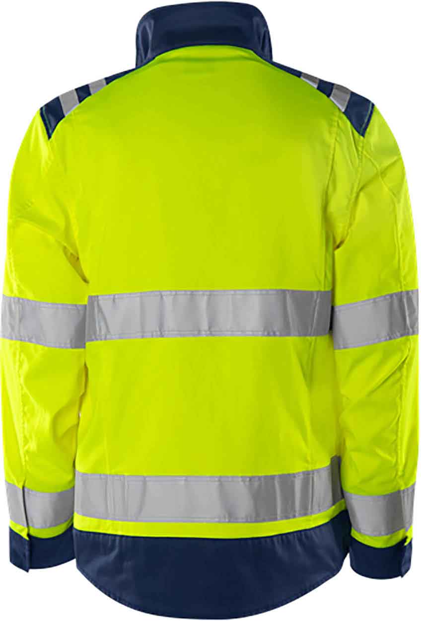 Fristads High vis Green jacket class 3 4067 GPLU