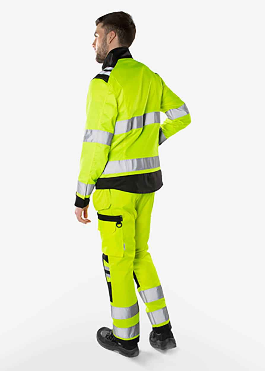 Fristads High vis Green jacket class 3 4067 GPLU