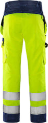 Fristads High vis Green craftsman trousers class 2 2641 GPLU