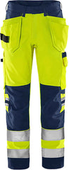 Fristads High vis Green craftsman trousers class 2 2641 GPLU