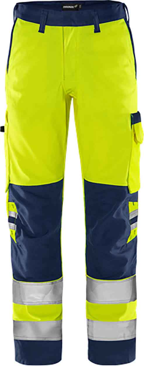 Fristads High vis Green trousers class 2 2651 GPLU