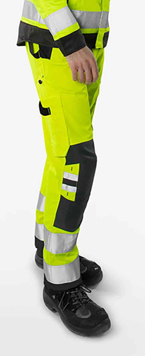 Fristads High vis Green trousers class 2 2651 GPLU