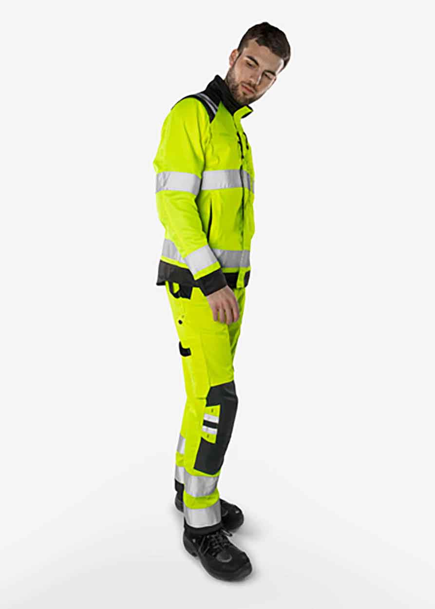 Fristads High vis Green trousers class 2 2651 GPLU
