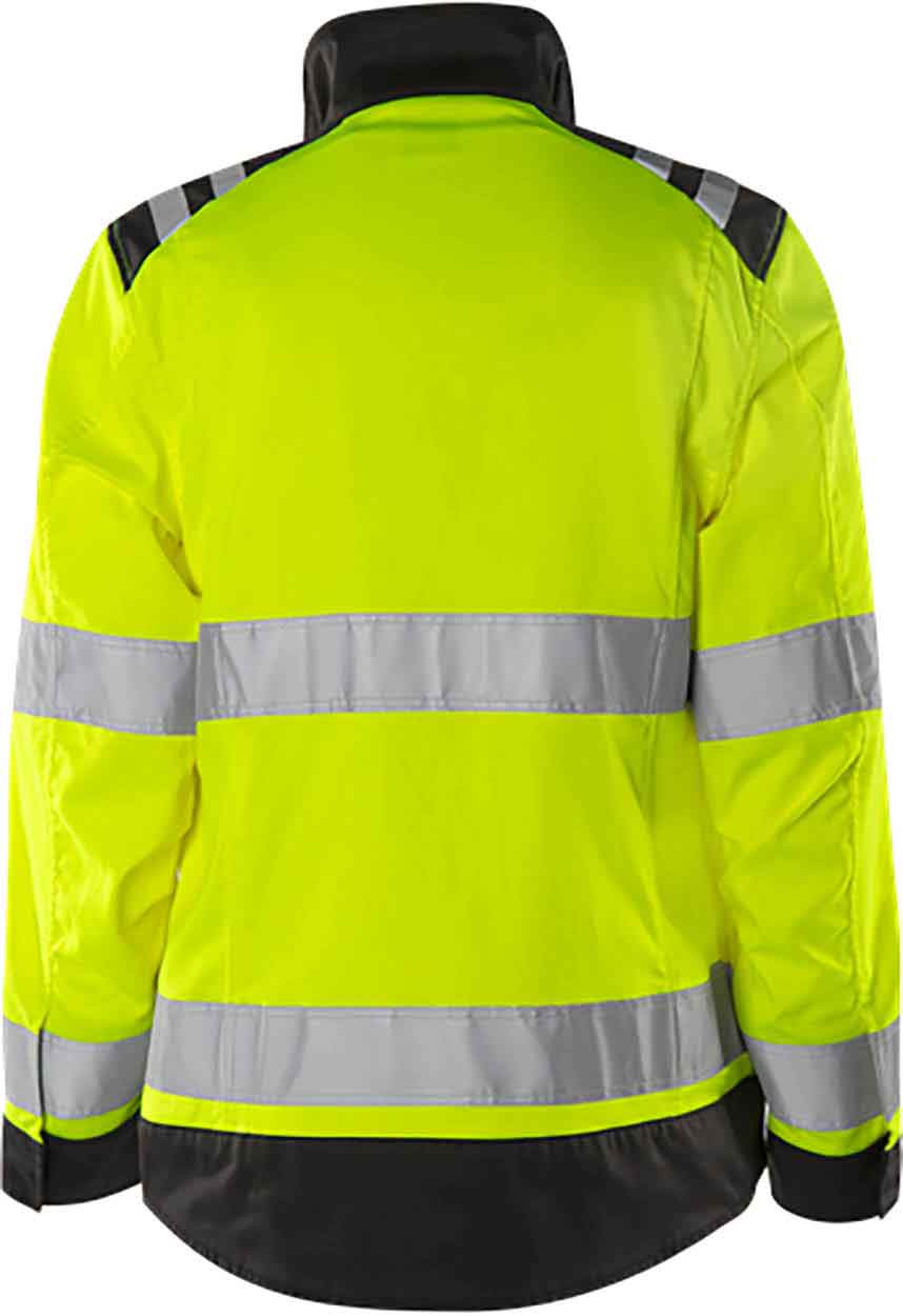 Fristads High vis Green jacket woman class 3 4068 GPLU
