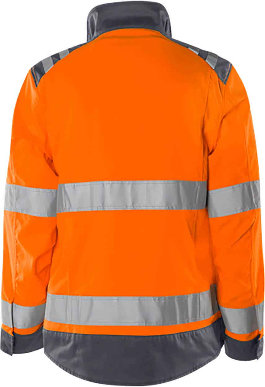 Fristads High vis Green jacket woman class 3 4068 GPLU