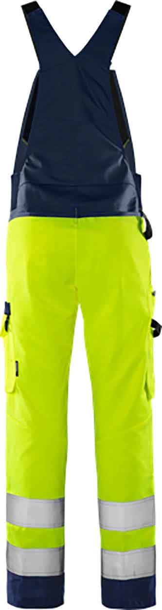 Fristads High vis Green bib'n'brace class 2 1030 GPLU