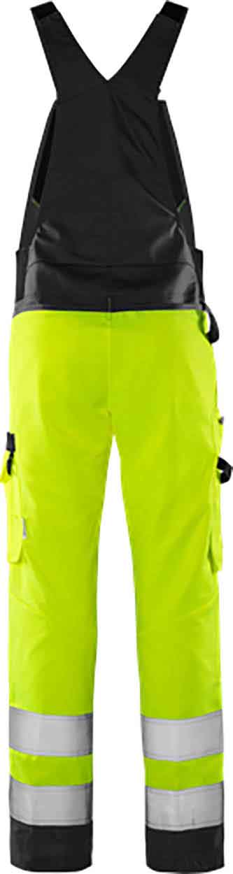 Fristads High vis Green bib'n'brace class 2 1030 GPLU