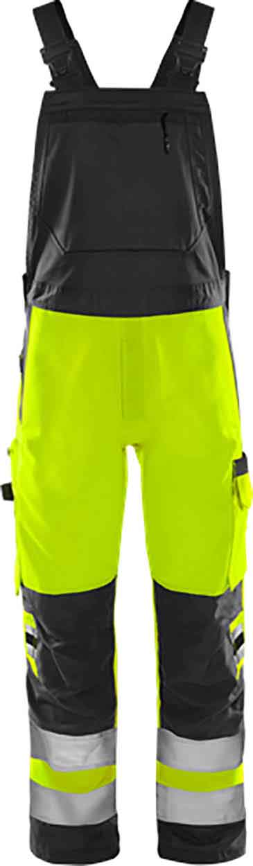 Fristads High vis Green bib'n'brace class 2 1030 GPLU