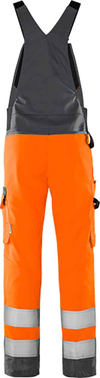Fristads High vis Green bib'n'brace class 2 1030 GPLU