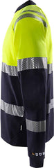 Fristads Flamestat high vis long sleeve t-shirt class 1 7107 TFL