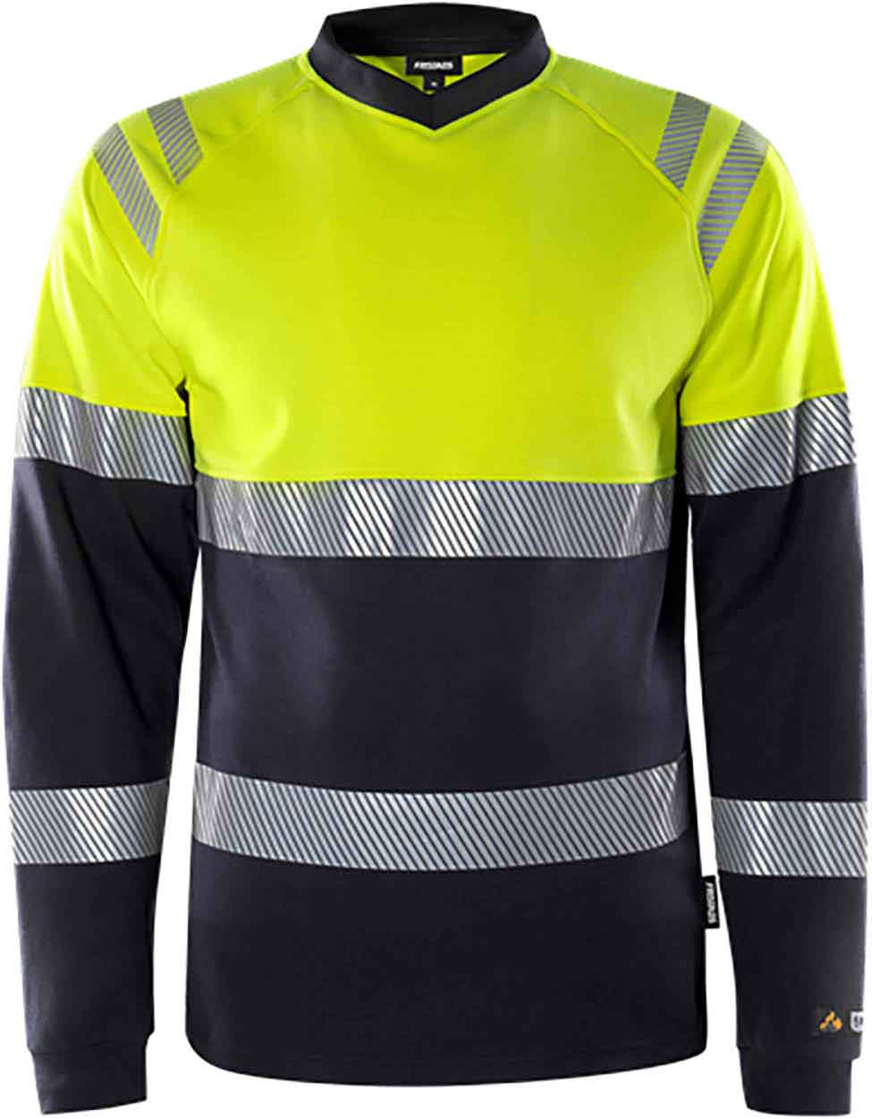 Fristads Flamestat high vis long sleeve t-shirt class 1 7107 TFL