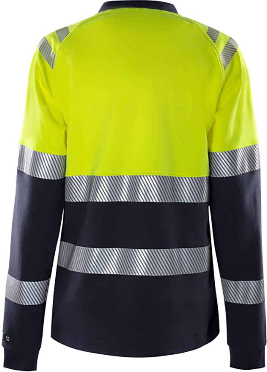 Fristads Flamestat high vis long sleeve t-shirt woman class 1 7108 TFL