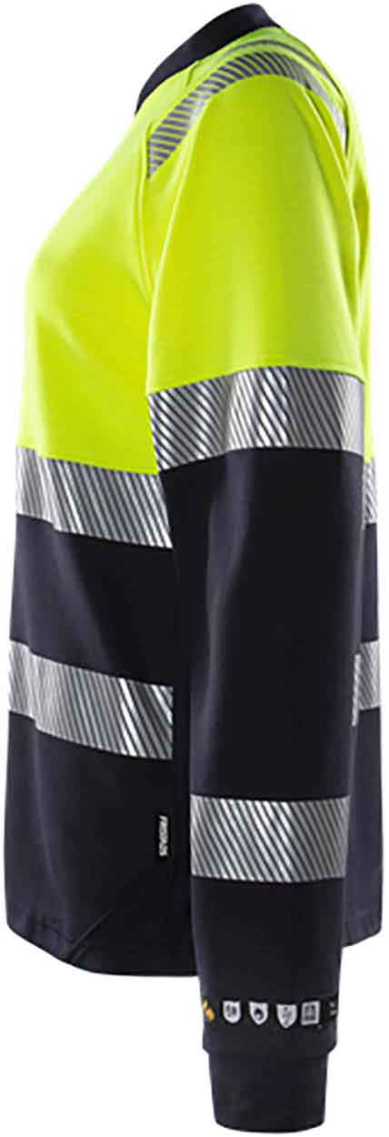 Fristads Flamestat high vis long sleeve t-shirt woman class 1 7108 TFL