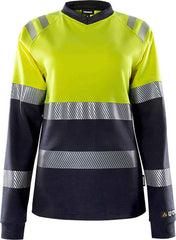 Fristads Flamestat high vis long sleeve t-shirt woman class 1 7108 TFL
