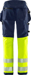Fristads High vis Green craftsman stretch trousers class 1 2643 GSTP