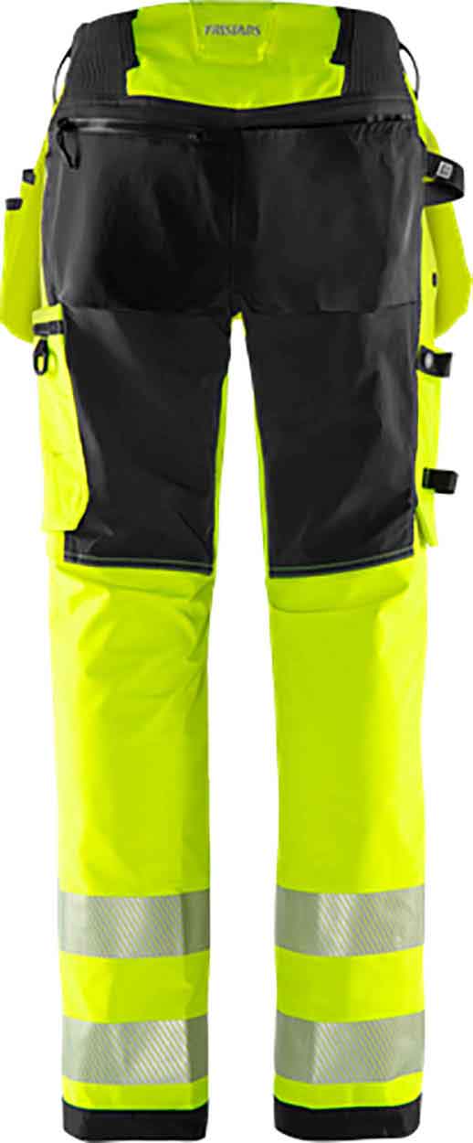 Fristads High vis Green craftsman stretch trousers class 2 2644 GSTP