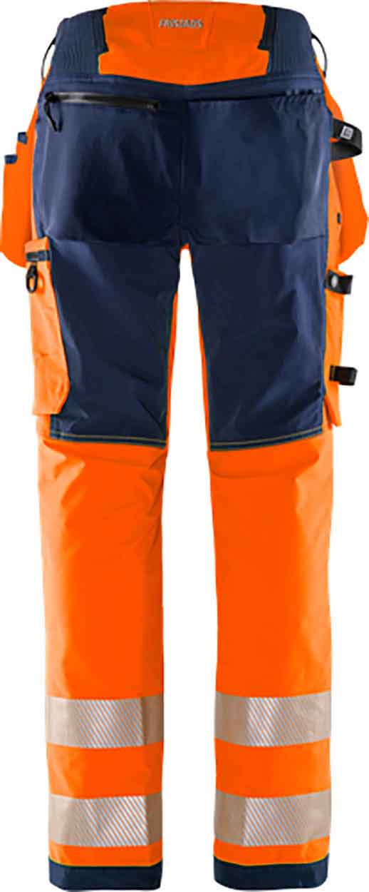 Fristads High vis Green craftsman stretch trousers class 2 2644 GSTP