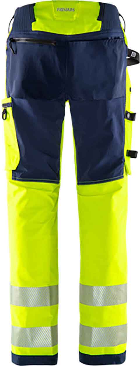 Fristads High vis Green stretch trousers class 2 2645 GSTP