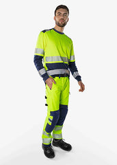 Fristads High vis Green stretch trousers class 2 2645 GSTP