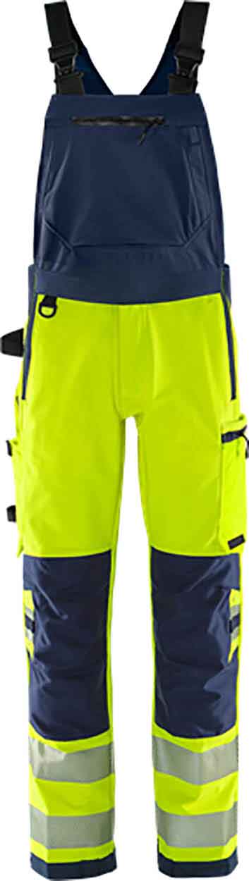 Fristads High vis Green stretch bib'n'brace class 2 1031 GSTP